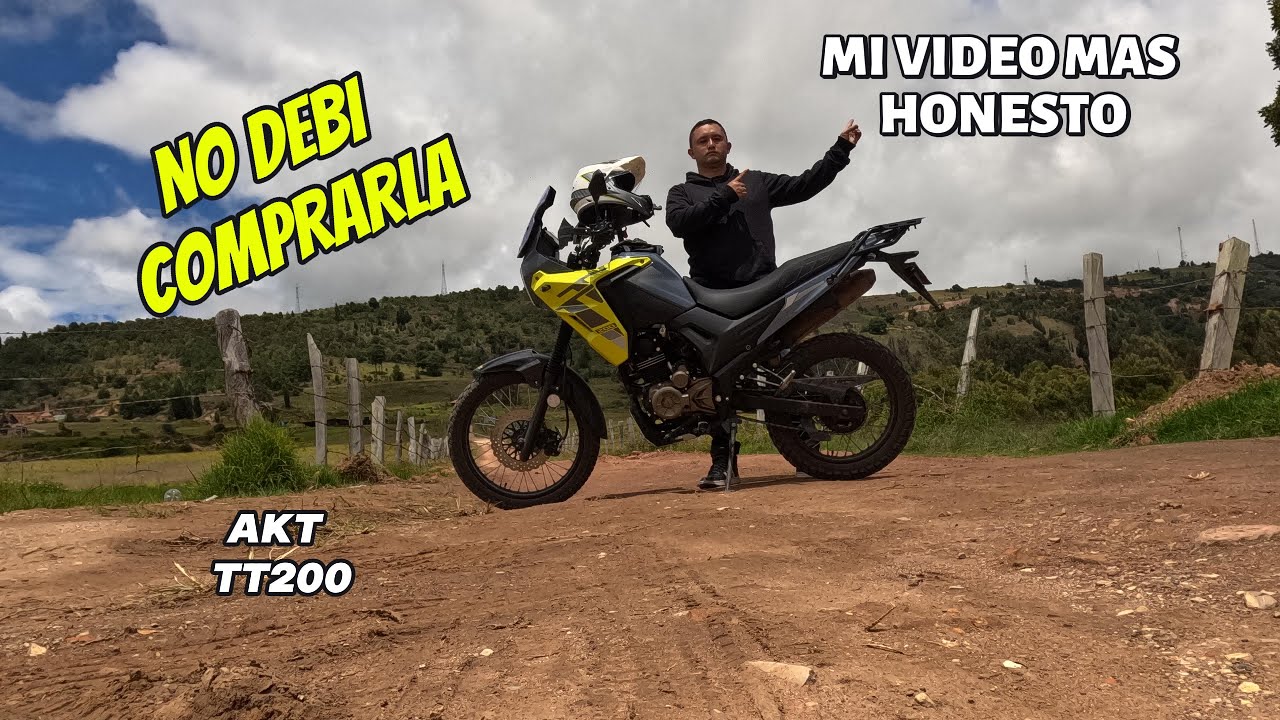 NO DEBI COMPRAR UNA AKT TT200 🤔 | video HONESTO, esto debe saber de la AKT TT200