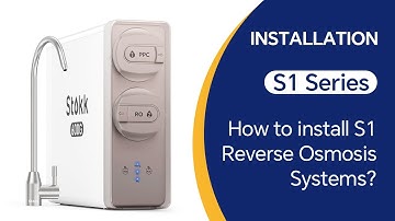 How to install Stokk S1 RO Reverse Osmosis Systems?