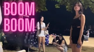 How is Thailand now? Pattaya Beach Road Vibrant Evening Nightlife Scenes.