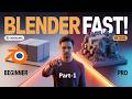 Learn Blender 3D Modeling Fast (Part 1) | Complete 47-Hour Blender 3D Course for Beginners
