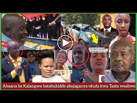 Laba amaziga! Abaana ba Kalangwa batabukidde abasanyukidde okufa kwa Taata Waabwe! Nabo balabuddwa!