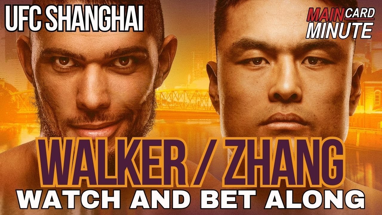 UFC Shanghai: Walker vs. Zhang LIVE Stream | Ortega vs. Sterling | Watch Along Fight Companion