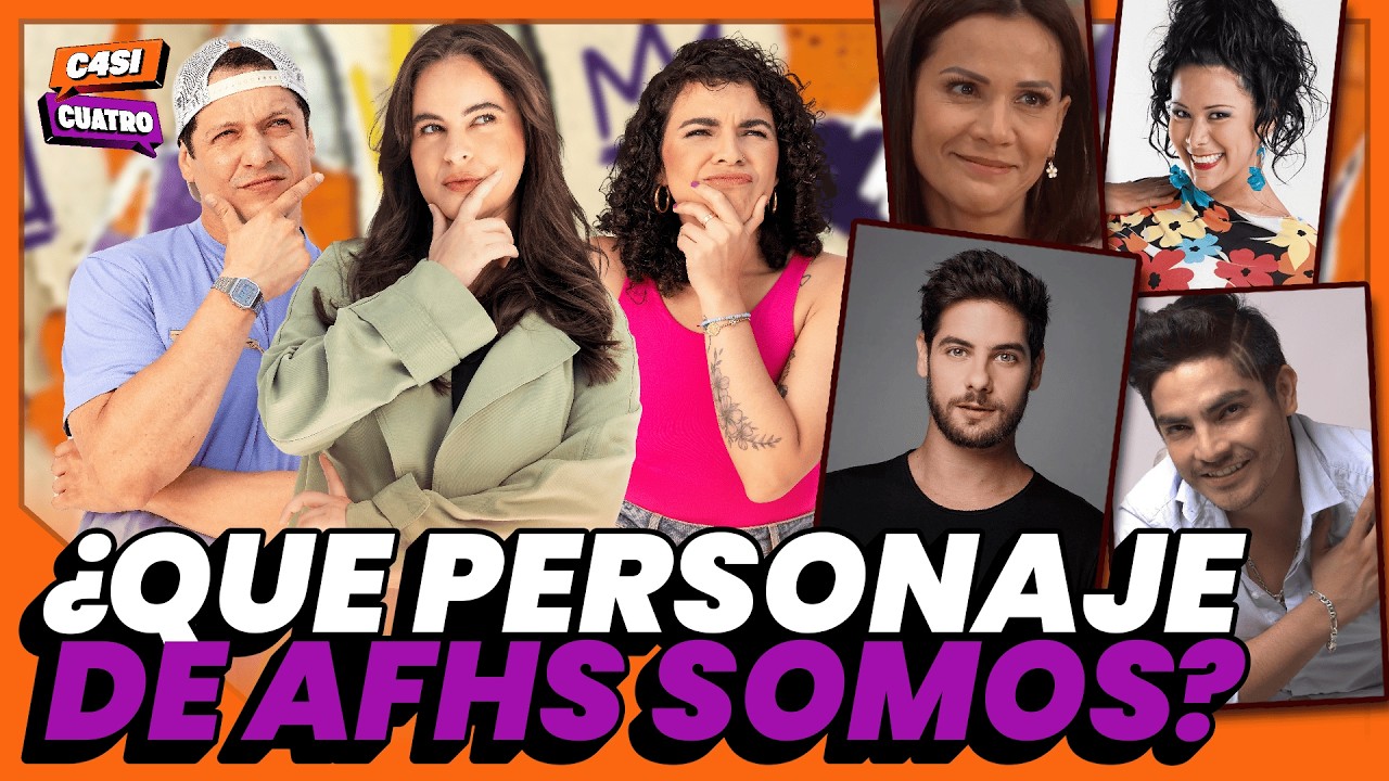 ¿Qué PERSONAJE de AFHS eres según tu PERSONALIDAD? | CASI 4 con Gino, Silvana y Michilala