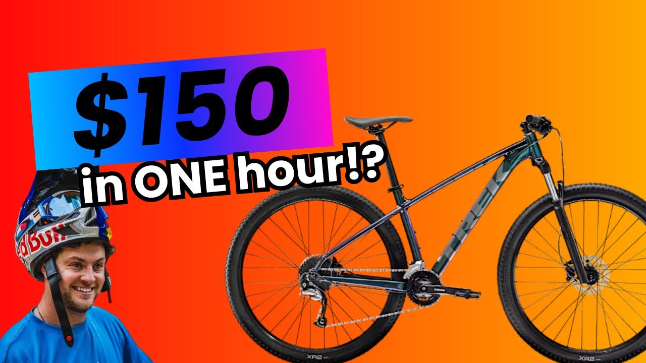 150 dollar profit in ONE hour?! | flip bikes #2
