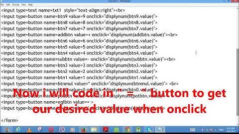 HTML  Making Simple Calculator using JavaScript Part 2