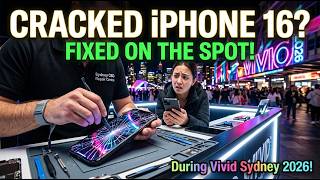 Cracked iPhone 16 Screen Repairs During Vivid 2026 in Sydney – Who Can Fix It on the Spot?