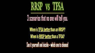 The RRSP Trap: Why Many Canadians Regret Saving in RRSPs | TFSA vs RRSP which is better comparison