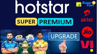 Get hotstar in a lower price | 2022 | Upgrading from mobile plan | Watch until end | Best Offer