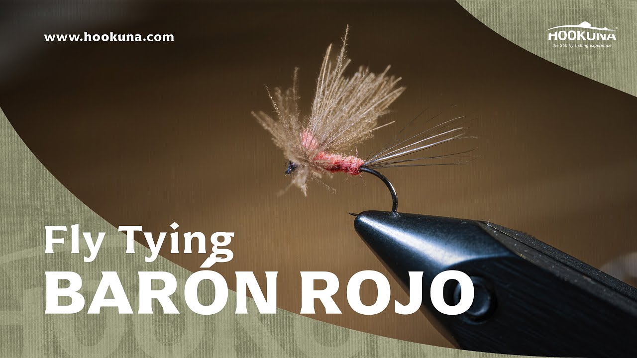 Montaje de moscas | Barón Rojo con dubbing de Kapok