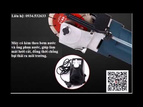 Video Máy xẻ rãnh tường để lắp ngầm điện nước - youtube