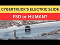 Tesla Cybertruck Slides on Ice, Possibly Testing How FSD Handles Icy Road