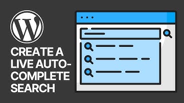 How to Create a Live Autocomplete Search in WordPress For FREE? 🔍