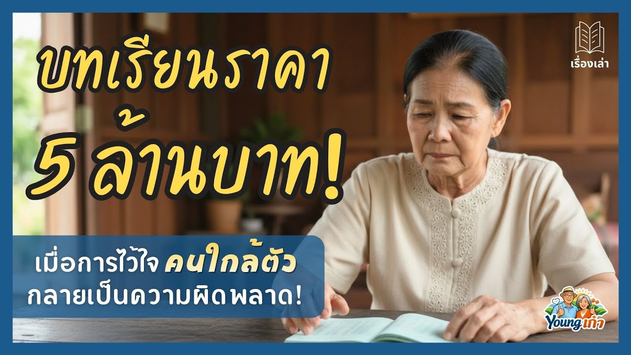 บทเรียนราคา 5 ล้านบาท!: จากการไว้ใจคนใกล้ตัว สู่ความผิดพลาดทางการเงินในวัยเกษียณ