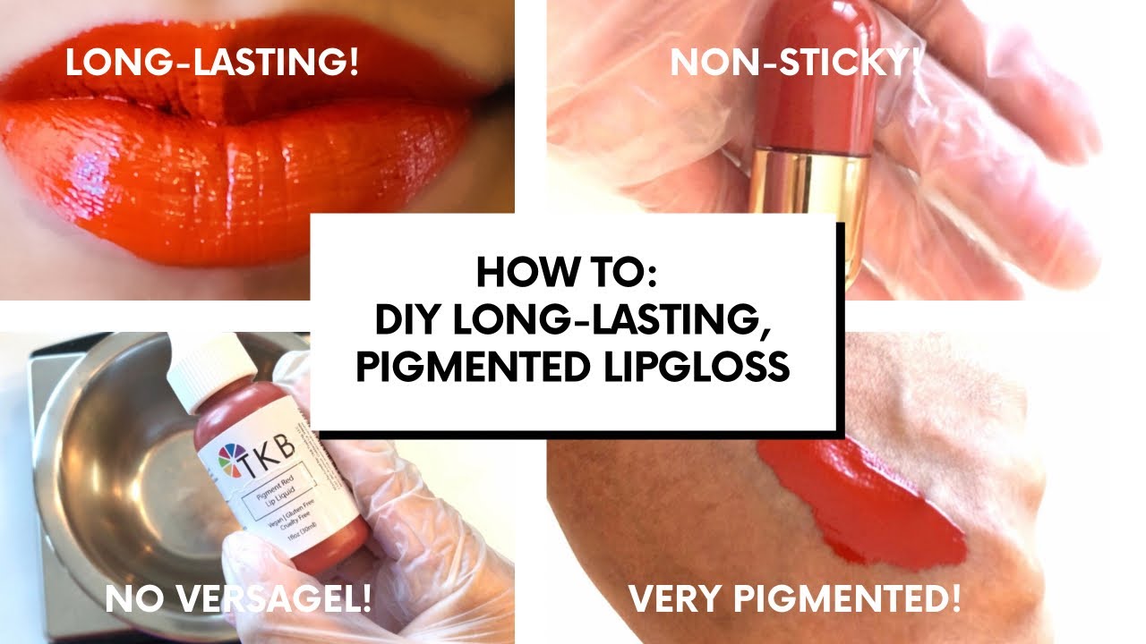 How to Make Pigmented Lipgloss that Lasts All Day