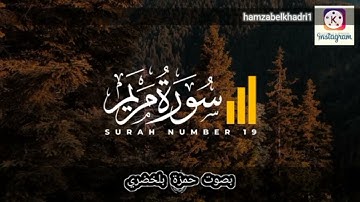 المقطع الرابع من سورة مريم #بصوت القارئ حمزة بلخضري