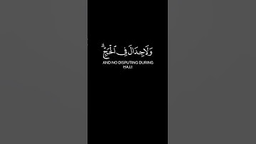 " الْحَجُّ أَشْهُرٌ مَّعْلُومَاتٌ " #سورة_البقرة #وديع_اليمني #quran #قرآن