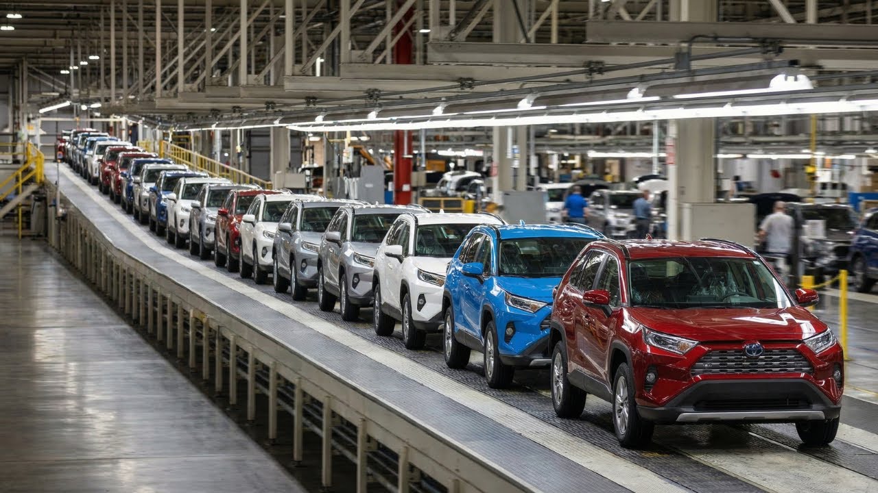 How Toyota Produces Millions of RAV4s Annually | Inside the Factory – Shocking Assembly Secrets