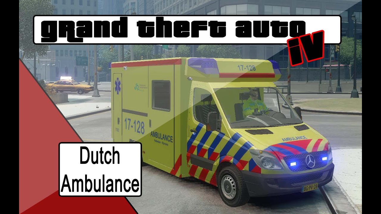 GTA 4 Dutch ambulance + siren