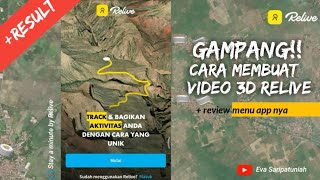 GAMPANG!! CARA MEMBUAT VIDEO RUTE 3D RELIVE | Eva Saripatuniah screenshot 2