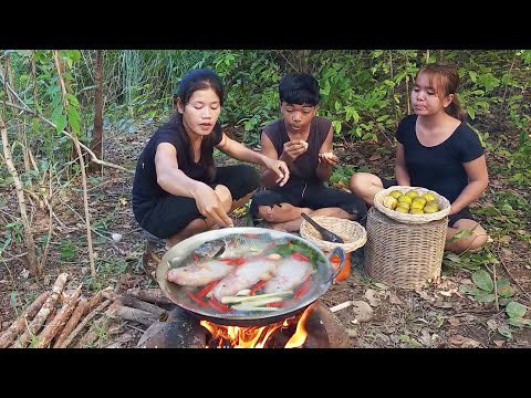 We Adventure Catching Fishes And Cooking Delicious Lunch 5 More Cooking Videos