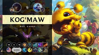 Kog'Maw ADC vs Ashe - NA Master Patch 14.10