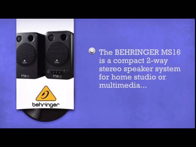 カ*ン様 BEHRINGER MONITOR SPEAKER MS16 スタジオ Behringer MS16 Personal Monitor System - Credible Sounds