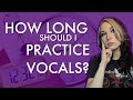 How Long Should You Rehearse Vocals Daily?