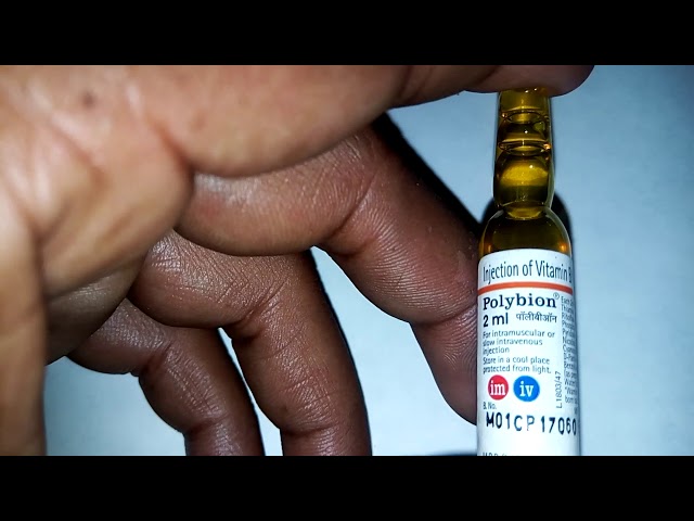 polybion injection of vitamin b complex with vitamin b12 POLYBCOM 12 INJECTION, 1 ml, 1000 mcg at  20/piece in Nagpur POLYBION INJ 2ML VITAMIN B