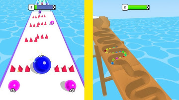 Marble Run 3D - All Levels Gameplay Walkthrough iOS, Android (Levels 1-7) || B8 Gamer