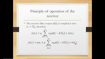 Digital Communication - V11 - Inter-Symbol Interference (ISI) and Raised Cosine Pulse Shaping Filter