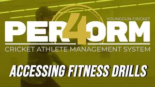 PER4ORM - Accessing Fitness Drills screenshot 4