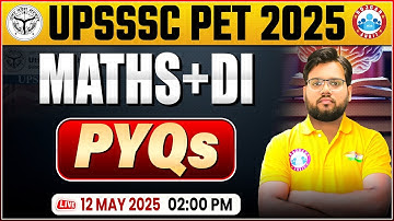 UPSSSC PET Classes 2025 | UPSSSC PET Maths PYQs | UP PET Data Interpretation MCQs By Aakash Sir