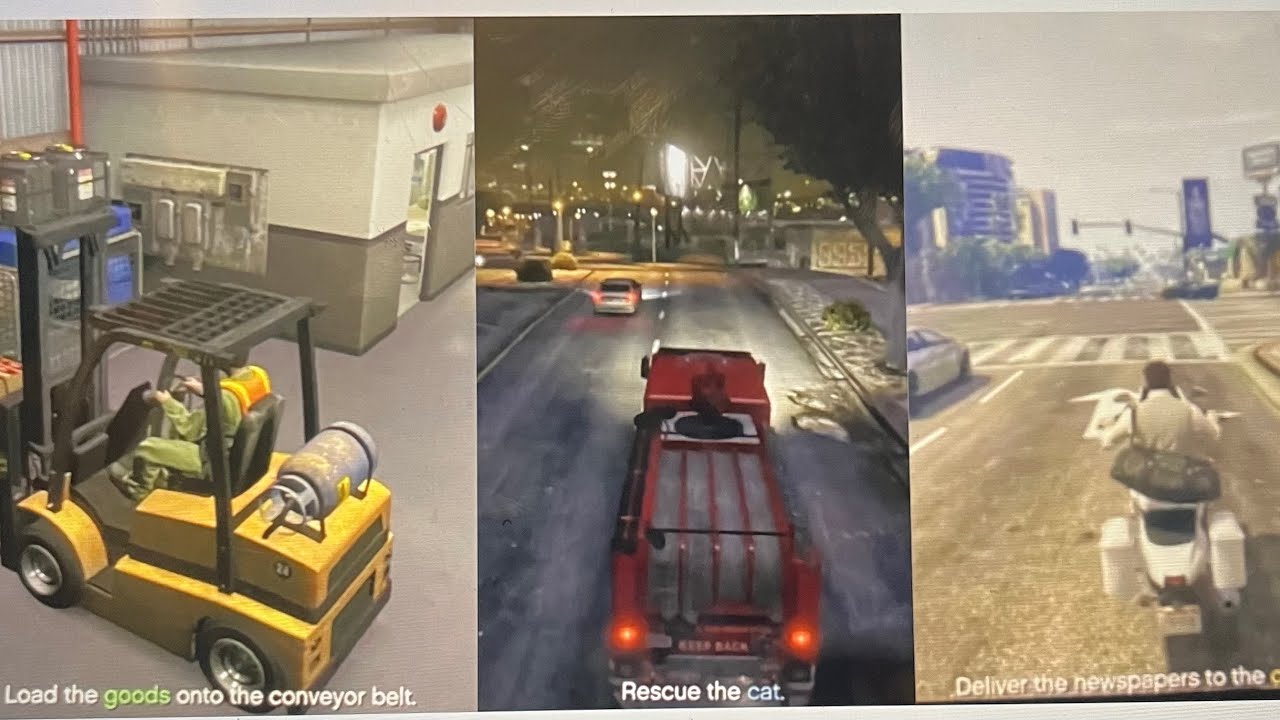Playing the New Legal Work in GTA Online (Firefighter, Forklift Operator, and Newspaper Delivery)