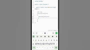04-Triangle pettern using nested for loop in C #॥ Nested for loop#basicofcoding#csharp#coding#shorts