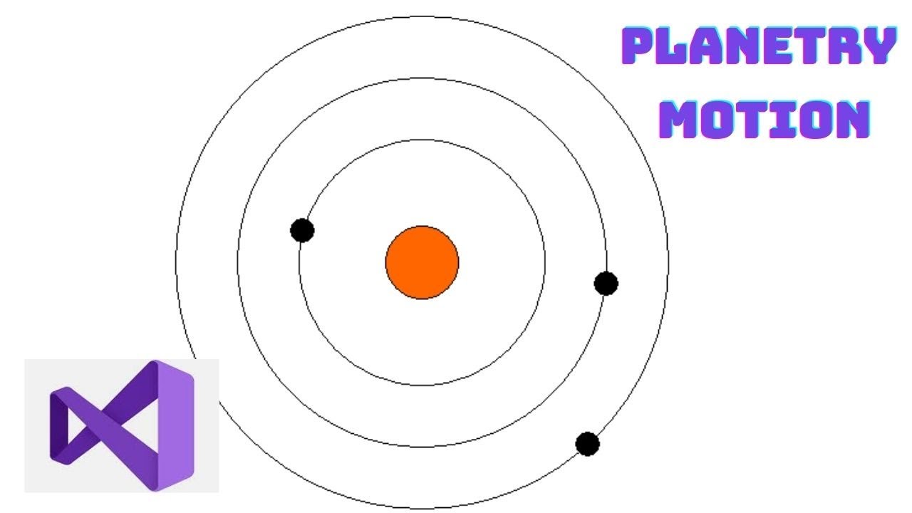 Planet Motion Project PLANETARY MOTION | A VISUAL STUDIO PROJECT - YouTube