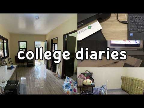 college diaries 🐝 | moving in, apartment tour, preparing for college