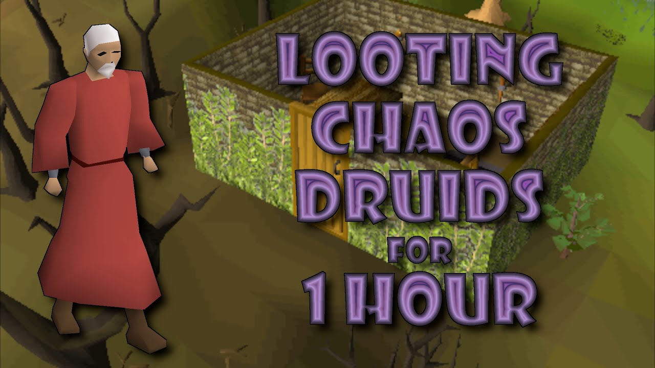 1 Hour of Chaos Druid Loot Edgeville Dungeon