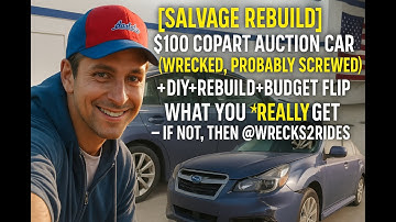 Can This Wrecked Subaru Rise Again? A Thrilling DIY Copart Car Rebuild Journey!