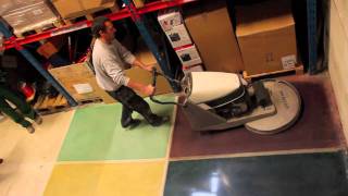 Poleret Beton Med Indfarvning