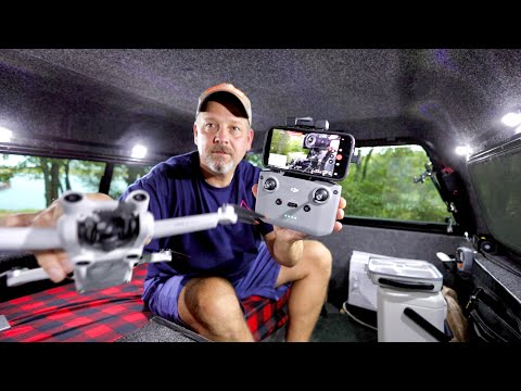 Truck Camping : Tiny lake, huge burritos, and an OFF-GRID experiment with my A/C unit.