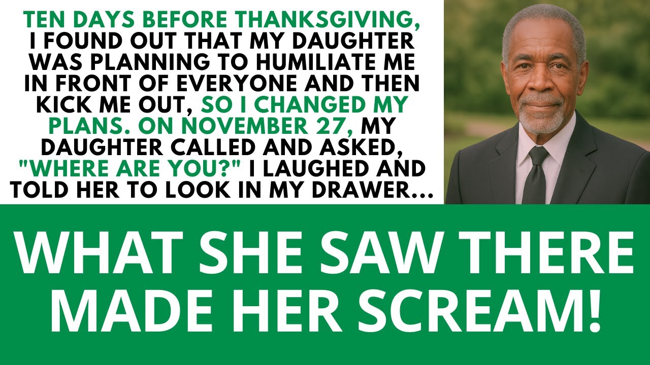 Ten Days Before Thanksgiving, I Found Out That My Daughter Was Planning To Humiliate Me...