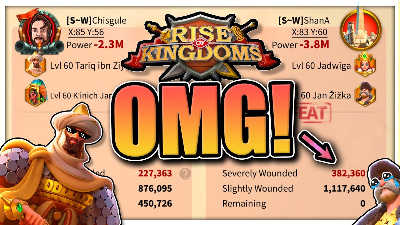 Tariq Rally Testing [New Infantry META] Rise of Kingdoms - YouTube