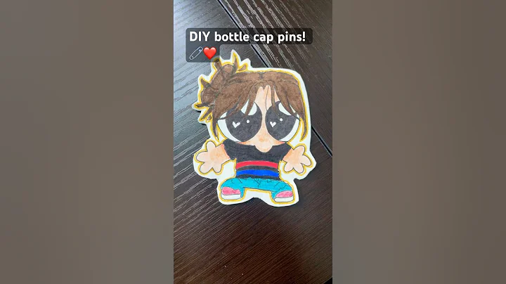 DIY bottle cap pins 🧷❤️(go to pt. 2 for results!!) #art #diy #bottlecapcraft