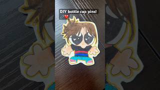 DIY bottle cap pins 🧷❤️(go to pt. 2 for results!!) #art #diy #bottlecapcraft DIY bottle cap pins 🧷❤️(go to pt. 2 for results!!) #art #diy #bottlecapcraft