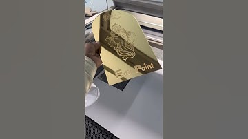 4X3 CO2  laser machine ingraven golden acrylic #maazranchi #youtubeshorts #ranchi #co2laser