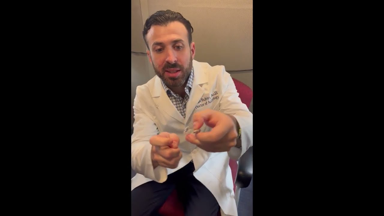 Changing Wax Filters on Custom Ear Molds with Dr Rubin