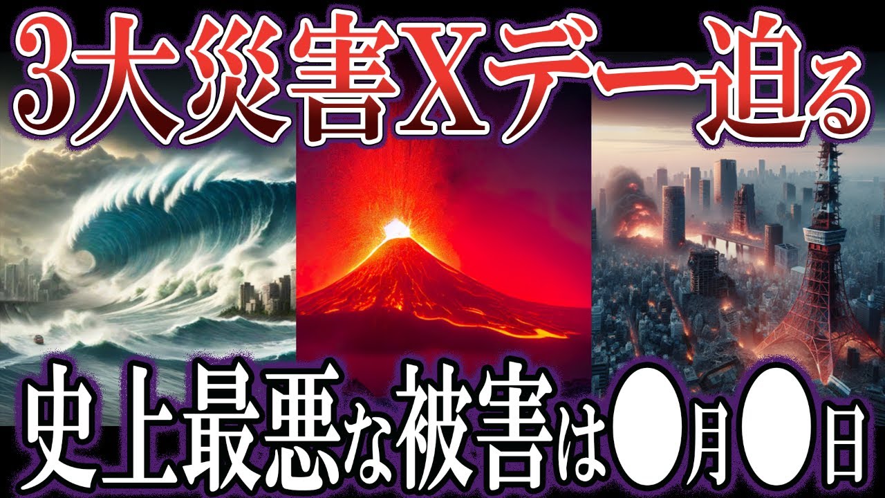 【緊急警告】南海トラフ＋首都直下型＋富士山噴火！？3大災害が同時発生するXデーとは？【ゆっくり解説】【都市伝説】