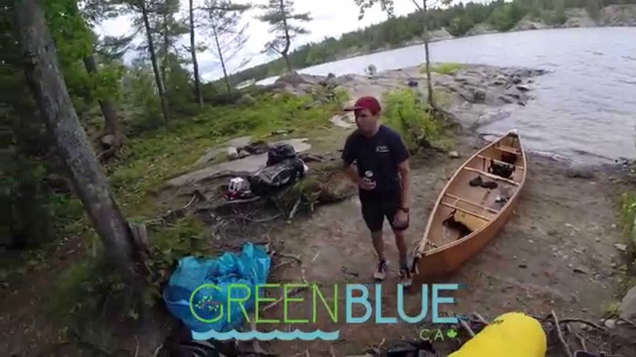 Part 1 of 2 Paddling The French River Canoe Trip w/ Alex in HD GoPro