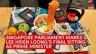 Mps Prepare Cake To Mark Lee Hsien Loong’s Final Parliament Sitting As Prime Minister