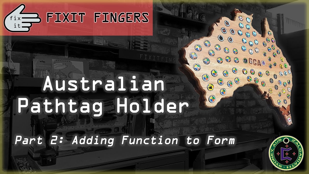 Australian Pathtag Holder - Part 2/2: Adding Function to Form